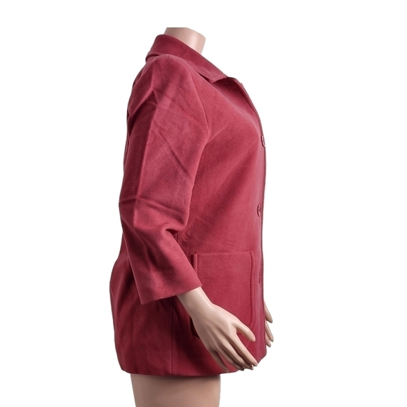 Kristen BLAKE Lambswool Blend Pea Jacket Coat Womens Size: XS - Picture 4 of 12